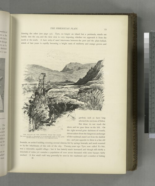 File:The valley of the Leontes, near the coast. The river, the Nahr el Kâsîmiyeh, is of considerable depth at this point, and flows hence to the sea in a very serpentine course (NYPL b10607452-80600).tiff