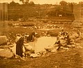 Les lavandières (probablement à Loctudy, photographie d'André Dauchez, début XXe siècle).