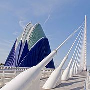 Ágora en la Ciudad de las Artes y las Ciencias, Valencia por Santiago Calatrava, 2009.