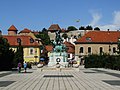 Dobó Platz und Burg