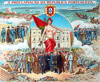 Proklamation vo da Portugiesischn Republik, Plakat vo 1910