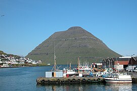 The town of Klaksvík