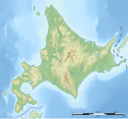 斜里岳在北海道的位置