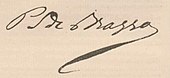 signature de Pierre Savorgnan de Brazza