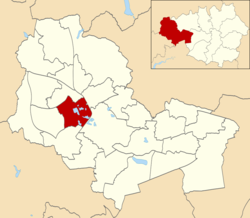 Worsley Mesnes ward within Wigan Metropolitan Borough Council