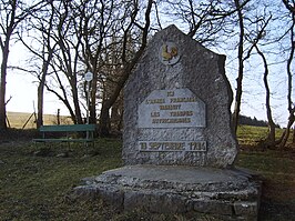 Monument van de slag bij Sprimont op de top van La Redoute