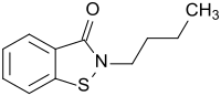 Strukturformel von Butylbenzisothiazolinon