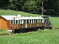 Triebwagen Alioth 105 der Rittner Bahn