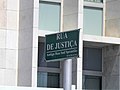 Alte und neue Straßennamen: Rua de Justiça, ehemals Rua Sad Sprastião