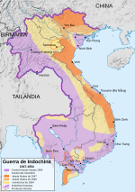 Thumbnail for File:First Indochina War map 1946 to 1954 es.svg