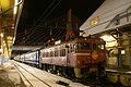 A Hamanasu service at Aomori Station in January 2005, headed by a Class ED79 locomotive