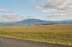 A Hekla Þjórsárdalur felől