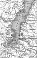 Historical map of the area surrounding Kiel