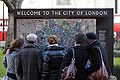 Image 40Tourists consulting a map near St Paul's Cathedral (from Tourism in London)