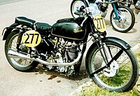 De Velocette KTT Mk VIII was in de beginjaren een concurrent, maar ging in 1950 uit productie.