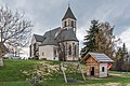 English: Wolfgang chapel and eastern view Deutsch: Wolfgangskapelle und Ost-Ansicht