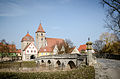 Unteres Tor, Altmühlbrücke und kath. Pfarrkirche