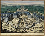 Vol 3 - 023 - Veue et perspective du Chateau et Jardin de Versailles, comme il est apresant