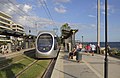 * Nomination Tram in Paleo Faliro, Athens Prefecture, Greece. --A.Savin 09:55, 14 August 2013 (UTC) * Promotion * Barrel distortion should be repaired, otherwise very good with natural colours. -- Smial 14:21, 14 August 2013 (UTC)  Done --A.Savin 20:42, 14 August 2013 (UTC) * Ok now. --Smial 09:05, 15 August 2013 (UTC)