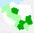 Występowanie wiśni karłowatej w Polsce.