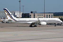 Een Boeing 757-200 van GainJet Aviation