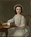 Girl Building a House of Cards by Thomas Frye (mid-18th century)