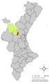 Pedralba, with regards to the Valencian Community.