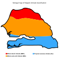 Image 37Senegal map of Köppen climate classification (from Senegal)