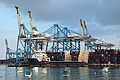 Container cranes at Malta Freeport, Birzebbuga