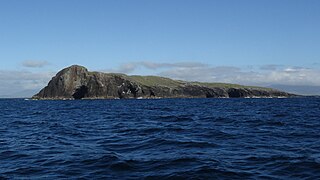 Approaching Caher Island