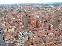 Panorama di Bologna dalla Torre degli Asinelli