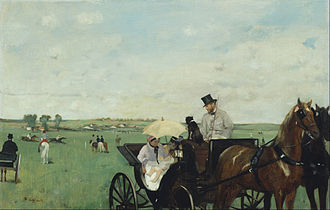 Edgar Degas, Aux courses à la campagne, 1869