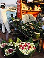 Flower boats at Har-ki-Pauri, Haridwar