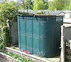 The cast-iron urinal at Colyford station in 2009