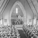 Soldater i S:t Görans kyrka under de stupades dag 1944