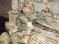 Effigies of George Bromley, a notable judge of the Tudor period, and Joan Waverton of Hallon, his wife.