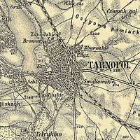 Tarnopol w roku 1887, trzecie wojskowe zdjęcie topograficzne Galicji