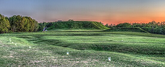 Temple Mound au Ocmulgee National Monument