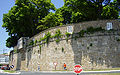 Muralla que arrodea o Xardín de San Carlos