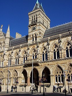 Northampton Guildhall, built 1861—4 by E. W. Godwin