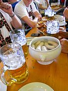 Brotzeit à l'Oktoberfest.