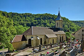 L'église Notre-Dame de Cusance.