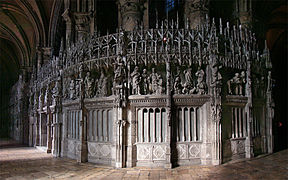 Cierre del coro de la catedral de Chartres.