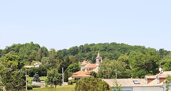 Vue en été.