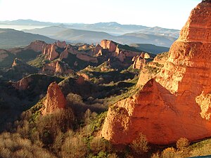 Nhìn toàn cảnh Las Médulas