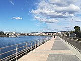 Seafront Promenade with the city in the background