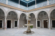 Photo du patio du Dar Ben Abdallah.