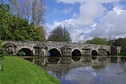 Pont de la Millière over the Clain, Romagne.