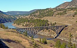 Fraser Canyon southwest of Williams Lake