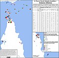 Religious affiliations of Torres Strait islanders in localities with significant share of Torres Strait islander population[55]